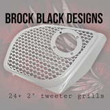 2024+ Road Glide with 2" tweeter speakers grill covers set