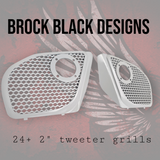 2024+ Road Glide with 2" tweeter speakers grill covers set
