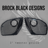 2024+ Road Glide with 2" tweeter speakers grill covers set