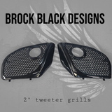 2024+ Road Glide with 2" tweeter speakers grill covers set