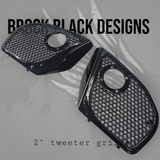 2024+ Road Glide with 2" tweeter speakers grill covers set