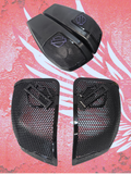 24+ Harley Davidson bag lid Speaker Grill Cover Guard shield theme