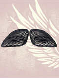 98-2024 Road Glide 3D brass knuckles speakers grill covers set