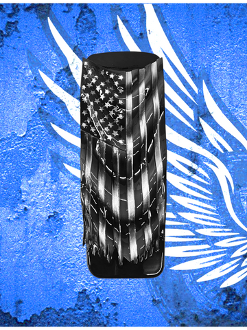08+ Ultra/Electra glide touring console insert 3D draped American flag