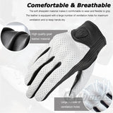 Leather Gloves Retro Biker