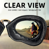 Motorcycle Vintage Old School Cruiser Retro Goggles
