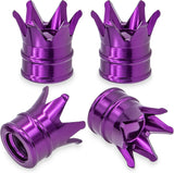 4PCS Crown Valve Stem Caps