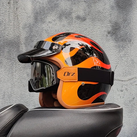 Retro Motorcycle Helmet