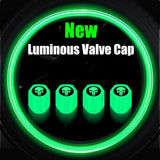 4PCS Luminous Valve Stem Caps