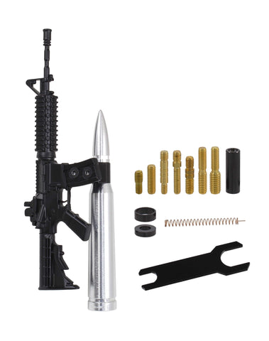 AR15 AR-15 M4/M16 50 CALIBER CAL BULLET ANTENNA KIT BILLET ALUMINUM ANTI-THEFT AND RECEPTION BOOSTER / PART # SAR15