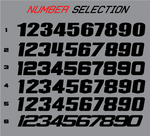 'FACTORY24' Number Boards for KTM's