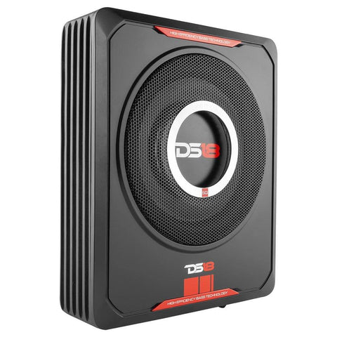 SQ 8" Under Seat Amplified Subwoofer with Plug and Play Harness for JK and JKU Jeeps.