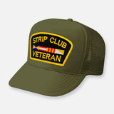 STRIP CLUB VETERAN CURVED BILL PATCH HAT
