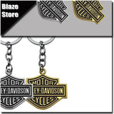 Minimalist style Metal motorcycle key chain