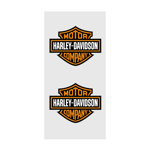 2pcs Motorcycle LOGO Tank Decal Motor Oil Cover Stickers