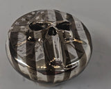 3D skull and flag on Harley touring fuel cap