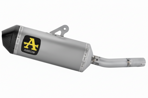 Arrow  Yamaha Tenere 700 2021/2025 E5 / E5+ Explorer Aluminium Dark Exhaust - 72695akn