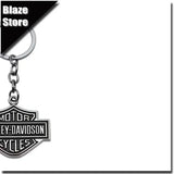 Minimalist style Metal motorcycle key chain
