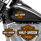 2pcs Motorcycle LOGO Tank Decal Motor Oil Cover Stickers