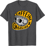 Caffeine & Gasoline Graphic Cotton T-shirt Unisex