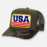 USA CURVED BILL PATCH HAT