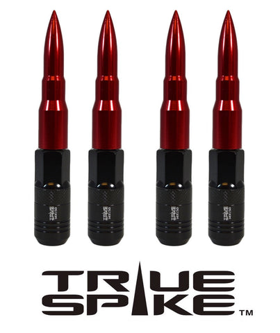 1/2-20 124MM LONG EXTENDED BULLET STEEL TUNER LUG NUTS WITH ANODIZED ALUMINUM CAP / CAP: 16MM DIAMETER 73MM HEIGHT PART NUMBER LGC001