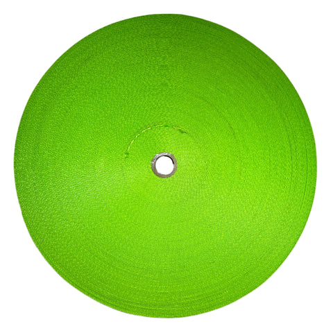 1" Safety Green Premium, Heavy Duty Webbing - 3,500 lb. MBS | SAFETY GREEN