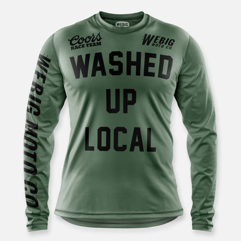 WASHED UP LOCAL JERSEY MILITARY