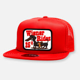 WIENER RIDES FLAT BILL PATCH HAT