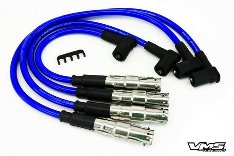 1999-2001 VOLKSWAGEN JETTA GOLF BEETLE 10.2MM RACE SPARK PLUG WIRE SET ALL 2.0L ENGINES RED or BLUE / PART # WIVW20L