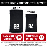 White Wrist Support Sleeves