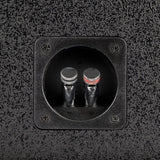 Dual 12" Loaded Subwoofer Ported Rugged Armored Enclosure With ZXI12.4D 2000 Watts Rms