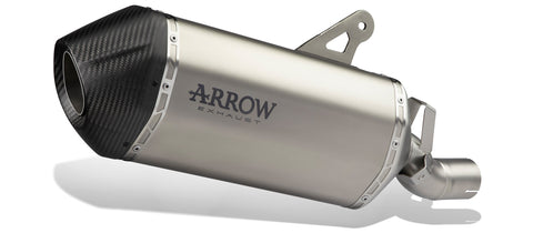 Arrow Bmw F 850gs '21/22 Sonora Dark Titanium Exhaust With Welded Linkpipe And Carby E Nd Cap 72510skn