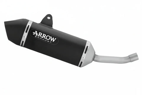 Arrow  Fantic Xef 125 E5+ 2025 Icon Aluminium Dark Exhaust - 72665akn