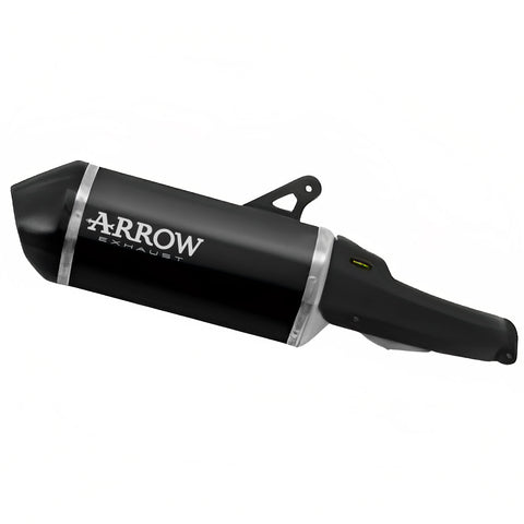 Arrow 72007SKN Pan America Sonora Titanium Dark Slip On With Carbon End Cap