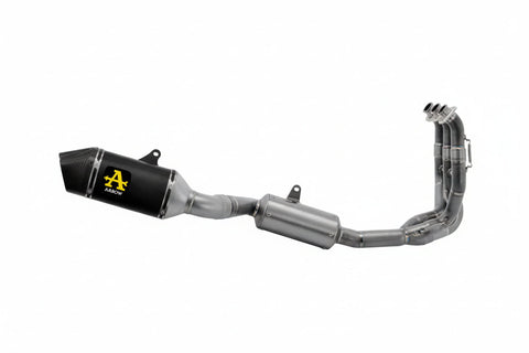 Arrow Exhaust  Veloce Full Exhaust, Aluminum Dark for Triumph Tiger 660 22-24 71504VAN