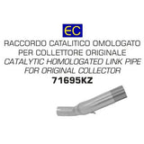 Arrow Honda Cb 300 R 18-20 Homologated Stainless Steel Link Pipe For Arrow Silencers And Original Collector 71695kz