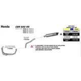 Arrow Exhaust Headers Honda CBR600RR 2013-2024  71492MI