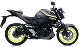 Arrow  Pro-Race  slip- on exhaust Exhaust, Nichrome Dark for Yamaha YZF-R3 /MT03 2017-2025 71831PRN