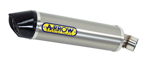 Arrow Kawasaki Z/Ninja 400 '23 Homologated Aluminum Dark Indy Race Silencer 71950akn