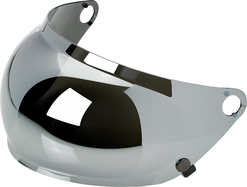BILTWELL Gringo S Gen 2 Shield - Bubble - Chrome Mirror 1113-221