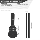 Spare Foam for Guitar Case - 3 Pack