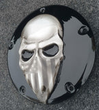 3D skull bandit with American Harley bandanna Derby  Cover