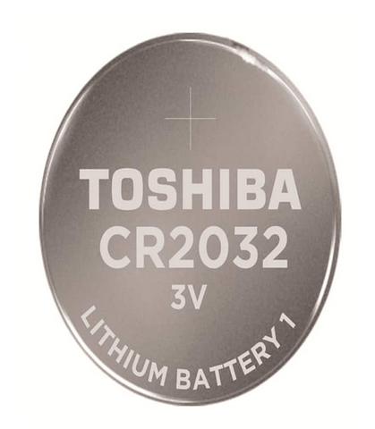2 Pack Toshiba CR2032 3V Lithium Coin Cell Battery