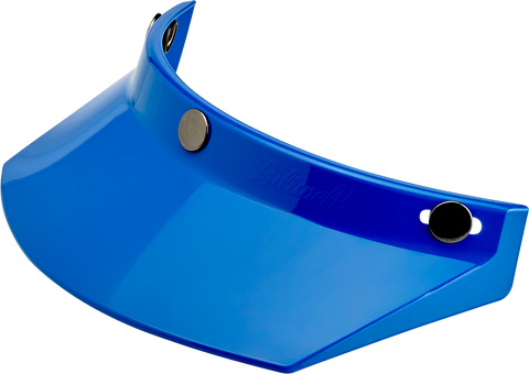 BILTWELL Moto 3-Snap Visor - Blue 2002-564