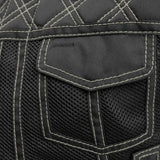 Bonnie Moto Mesh Women's Motorcycle Vest - Diamond Quilt