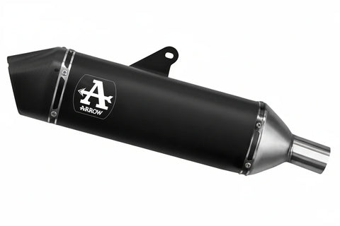 72506VAN Arrow Veloce Homol Slip-on Exhaust, Aluminum Dark for Triumph Tiger 900 24-25