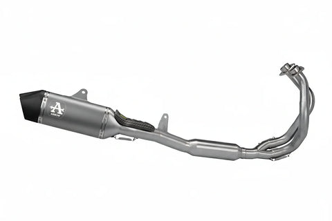 Arrow  Kawasaki  Z650 / Ninja 650 / Versys 650 E5+ 2025 Full System With Veloce Titanium Silencer - 77501vl