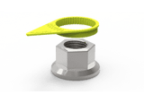 High Heat Loose Wheel Nut Indicator, 33mm, ORANGE | QTY 10