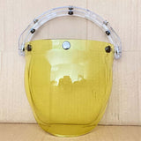 Retro Bubble Shield Visor – Three-Buckle Design